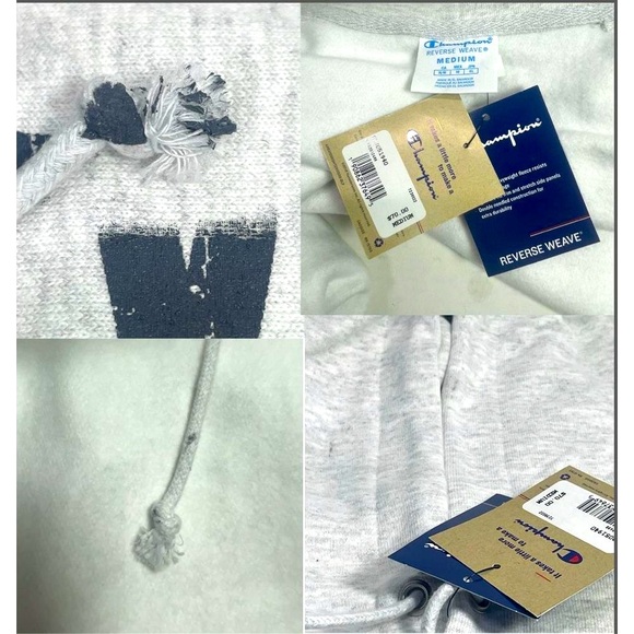 BNWT Champion Reverse Weave Park City Distressed Hoodie Unisex/Men’s M - Picture 11 of 16